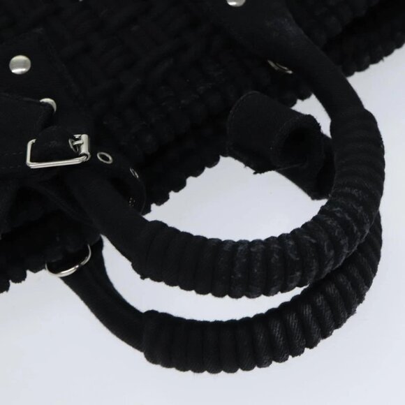 BALENCIAGA Bistro Hand Bag Canvas 2way Black 671342 Auth bs15695V - Picture 9 of 16